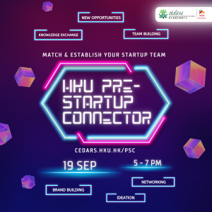 HKU Pre-Startup Connector - Virtual Exhibition with HKU Student Exhibitors & Visitors 
